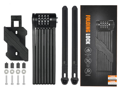 Candado de Cadena para Bicicleta con Contraseña - Antirrobo Plegable - Image 7