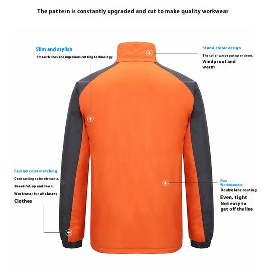 Chaqueta Impermeable Térmica Unisex con Forro Polar para Invierno - Image 8