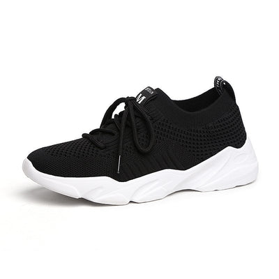 Zapatillas Deportivas Tejidas Transpirables para Mujer - Diseño Moderno con Cordones - Image 10