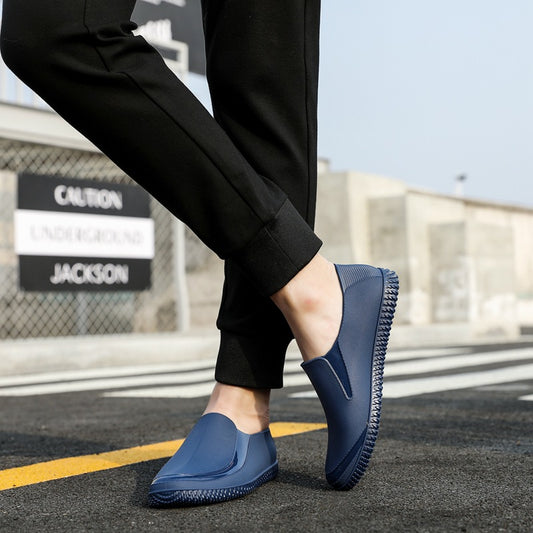 Zapatos Impermeables Antideslizantes Ligeros de Goma para Hombre