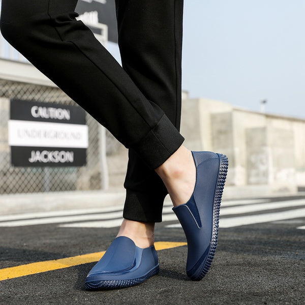 Zapatos Impermeables Antideslizantes Ligeros de Goma para Hombre