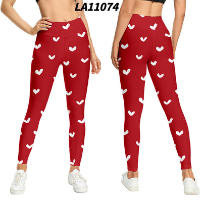 Medias de Talle Alto con Estampado Floral y Levantador de Glúteos - Image 10