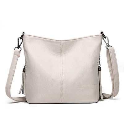 Bolso Bandolera Mujer de Gran Capacidad con Detalles de Borlas - Image 7
