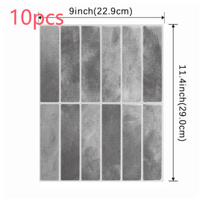 Adhesivo de Pared 3D Estéreo Resistente al Agua y Calor - Papel Tapiz Autoadhesivo para Cocina y Baño - Image 44