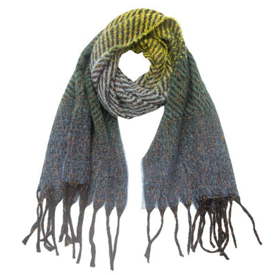 Chal Degradado con Borlas para Mujer - Estilo Europeo y Americano - Image 9