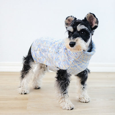 Suéter Cuello Alto Teñido Púrpura para Mascotas - Image 6