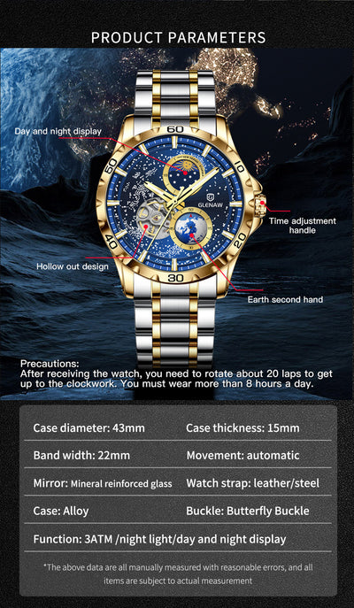 Reloj de Acero Inoxidable para Hombre - Diseño Minimalista y Preciso - Image 10