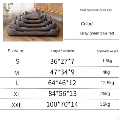 Cama Lujo para Perros Resistente a Arañazos Impermeable con Espuma Viscoelástica - Image 2