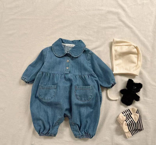 Jumpsuit Infantil con Solapa - Diseño Clásico para Niños y Niñas - Image 8