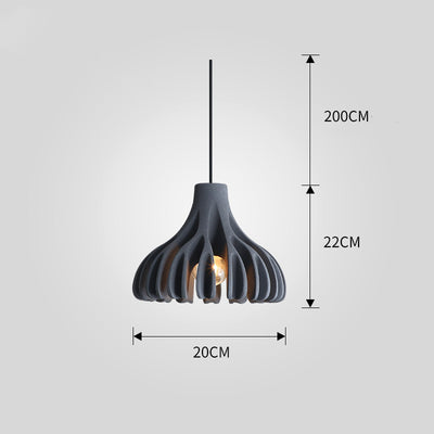Lámpara Colgante Nórdica de Resina Creativa para Dormitorio y Salón - Image 12