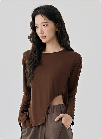 Blusa Deportiva Modal con Recortes Laterales y Cordón Ajustable - Image 14