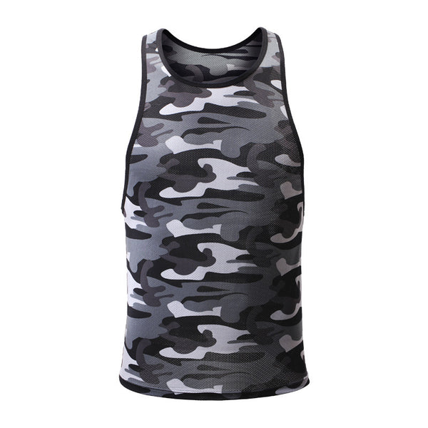 Chaleco Deportivo de Malla Camuflaje Personalizable para Hombre