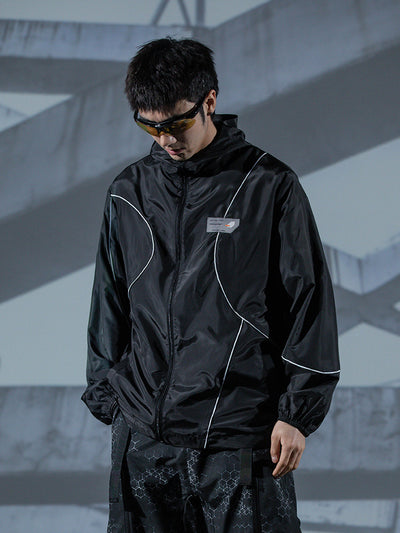 Camiseta Deportiva Protección Solar Hombre con Tira Reflectante Transpirable - Image 12