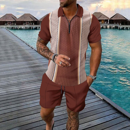 Conjunto Deportivo Hombre Pantalones Cortos y Camiseta Manga Corta - Image 17