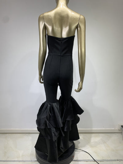 Jumpsuit Elegante Tubo con Diseño Bandage para Mujer - Image 12