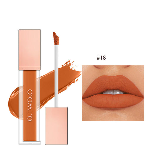 Brillo Labial Mate Terciopelo 18 Colores - Fórmula Larga Duración Anti-transferencia - Image 50