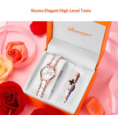 Reloj Elegante para Mujer Cerámica Resistente al Agua Diseño Minimalista - Image 18