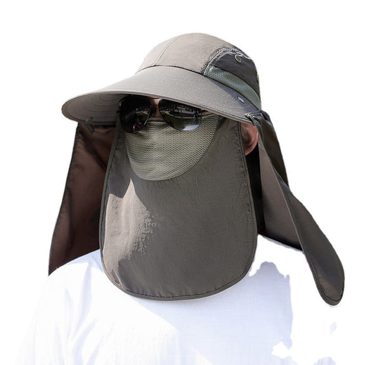 Sombrero de Protección Solar con Cobertura Facial para Pesca y Montaña - Image 5