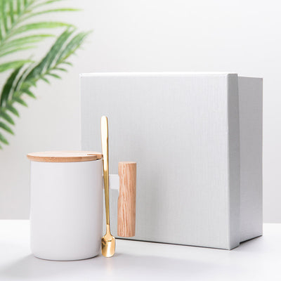 Taza de Cerámica Recta con Asa de Madera - Image 28