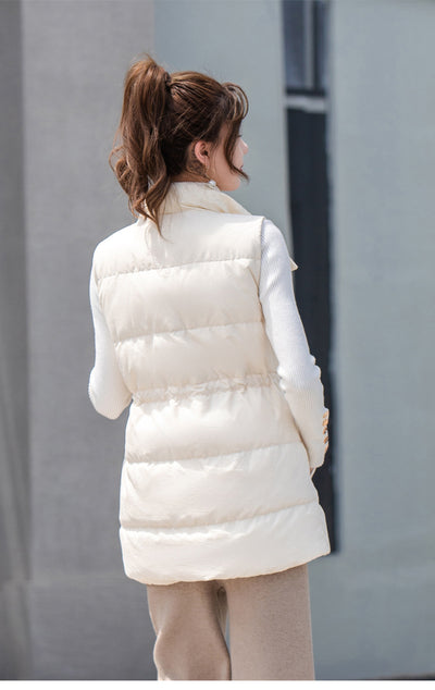 Chaleco Acolchado Ligero Estilo Coreano para Mujer - Image 8