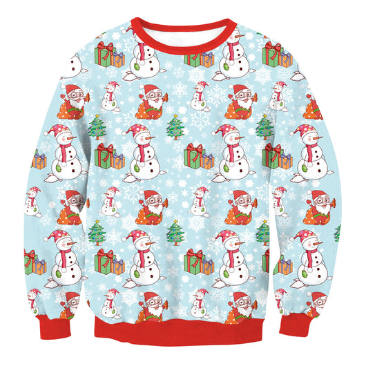 Suéter Navideño Divertido Santa y Elfo para Hombre y Mujer - Image 11