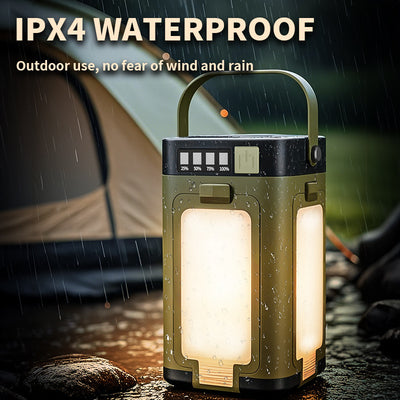 Lámpara Solar Camping Plegable de Cuatro Hojas - Image 12