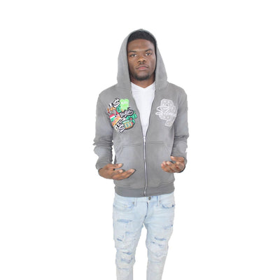 Sudadera con Capucha y Estampado Bordado para Hombre - Image 6