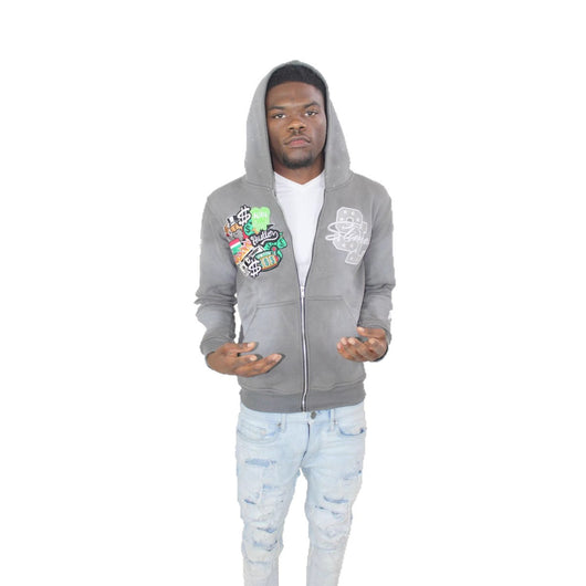 Sudadera con Capucha y Estampado Bordado para Hombre - Image 6