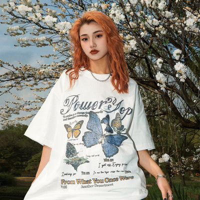 Camiseta Mariposa de Manga Corta para Verano - Image 2