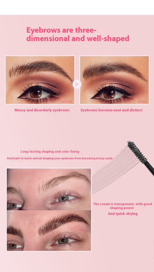 Crema Modeladora de Cejas Doble Punta - Incolora y Larga Duración - Image 16