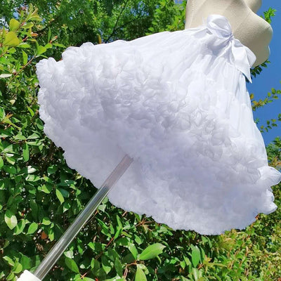 Falda Tutú Petticoat Blanca Nubes de Algodón sin Costuras Lolita - Image 5