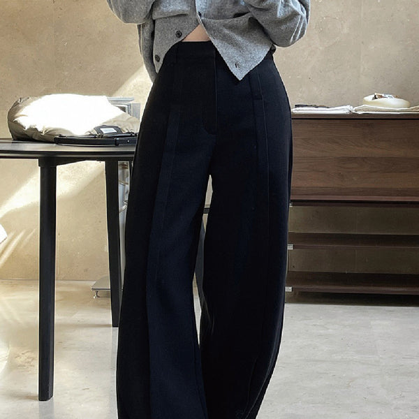 Pantalones Slim Rectos Sueltos para Mujer