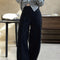 Pantalones Slim Rectos Sueltos para Mujer