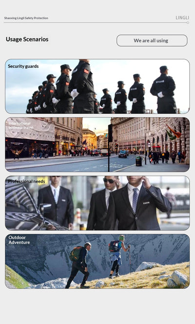 Chaleco Antiapuñalamiento de Doble Capa Reforzado - Image 10