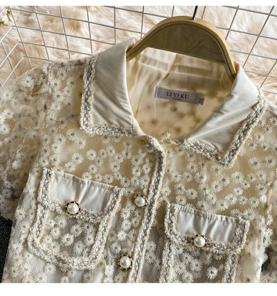 Conjunto Dos Piezas Estilo Occidental con Falda Bordada Rejuvenecedor - Image 3