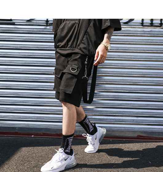 Pantalones Overol Hip Hop Holgados para Hombre - Image 15