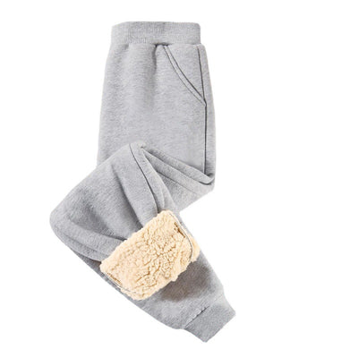 Pantalones de Buzo Térmicos Infantiles con Forro de Lana de Cordero - Image 5