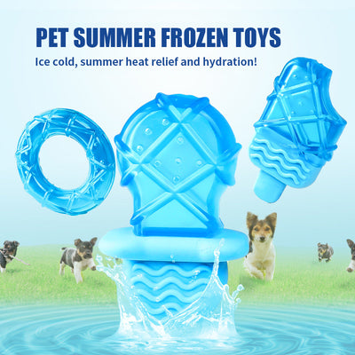 Paletas Refrescantes para Perros - Juego de Juguetes Masticables con Gel Refrigerante - Image 7