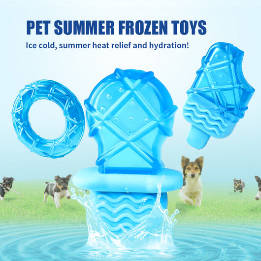 Paletas Refrescantes para Perros - Juego de Juguetes Masticables con Gel Refrigerante - Image 7