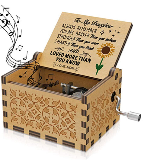 Caja de Música Tallada en Madera con Manivela - Viaje de Chihiro - Image 12