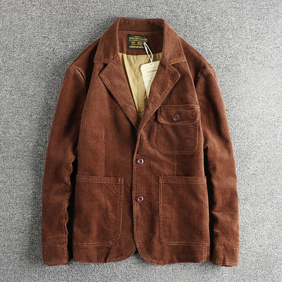 Chaqueta Retro Amekaji de Pana 100% Algodón Lavado Vintage - Image 26