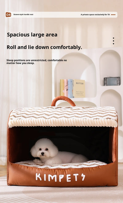 Caseta Semiencerrada Cuadros para Perros - Image 11