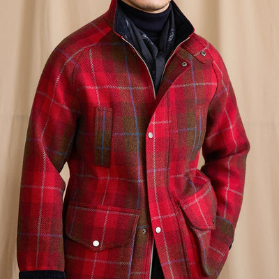 Chaqueta de Caza Slim Fit con Cuello de Pie y Cinturón - Image 2