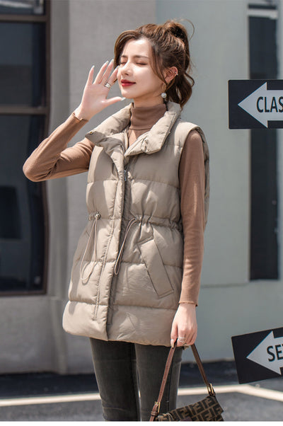 Chaleco Acolchado Ligero Estilo Coreano para Mujer - Image 21