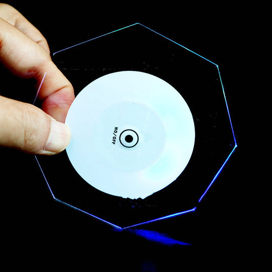 Posavasos LED Luminoso de Cristal Acrílico con Base Brillante para Cócteles - Image 10