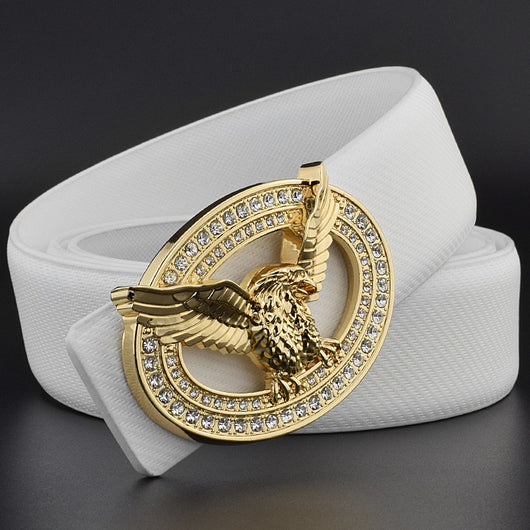 Cinturón de Cuero con Hebilla Animal y Detalles de Diamantes - Image 2
