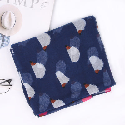 Pañuelo Parisino con Estampado de Erizos - Image 23