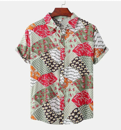 Camisa Hawaiana Estampado Frutas para Hombre - Image 7