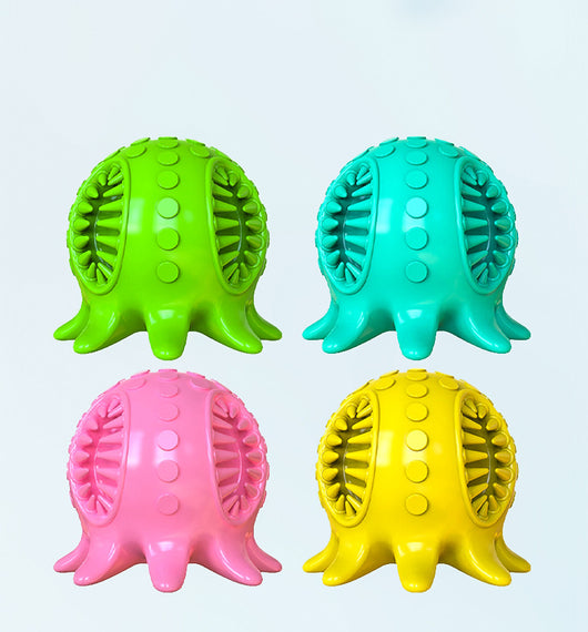Juguete Masticable Pulpo con Sonido para Limpiar Dientes de Perros Pequeños - Image 12