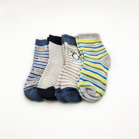 Pack 3 Pares de Calcetines Tubo Transpirables para Bebé - Talla Mediana